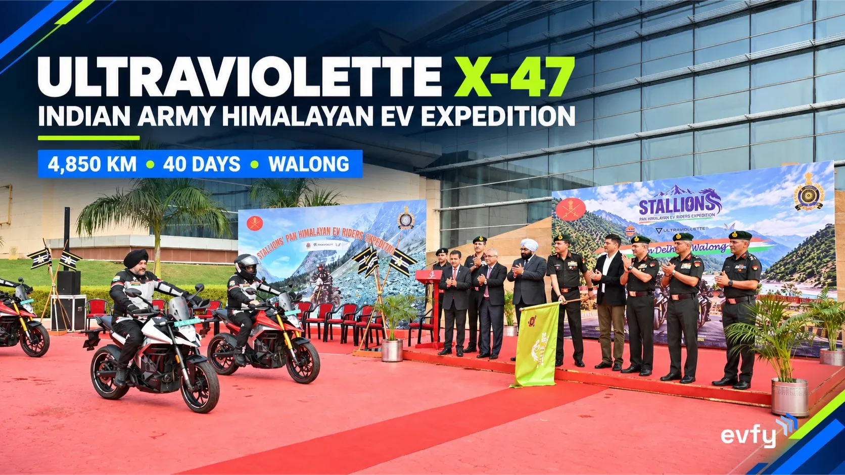 Ultraviolette and Indian Army Launch Pan-Himalayan EV Expedition: X-47 Crossover Set for 4,850 km, 40-Day Ride to Walong